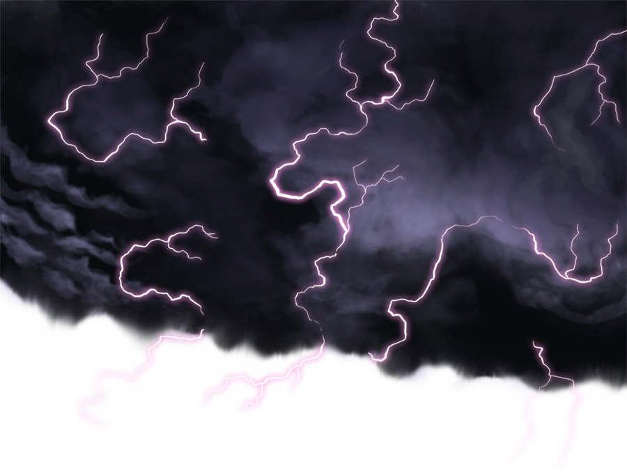 Lightning Sticker - Lightning (900x679), Png Download