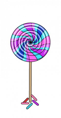 Transparent Lollipop Candyland - Candyland Lollipop (250x480), Png Download