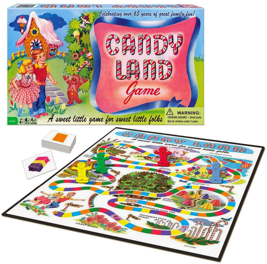 65th Anniversary Edition - Candyland The Great Lollipop Adventure Game (874x863), Png Download