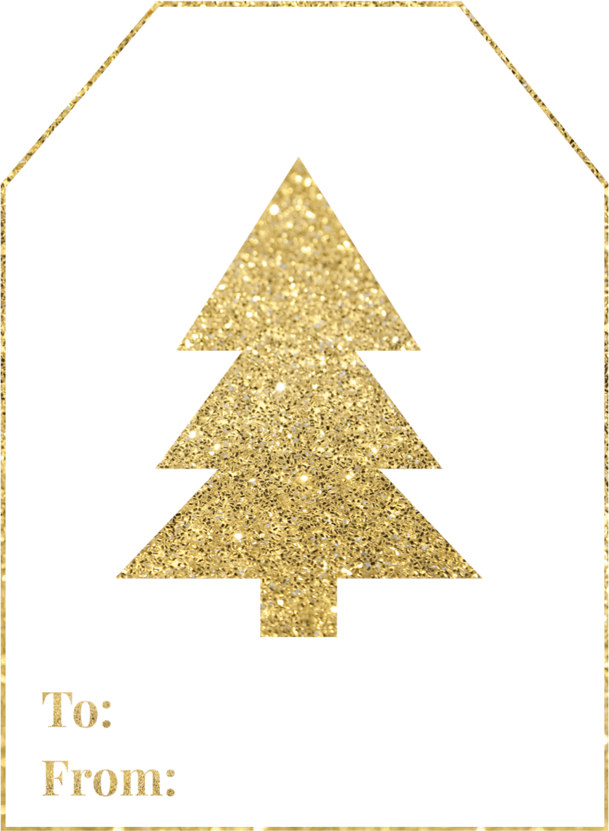 Merry Christmas, Gold Free Printable Christmas To From - Christmas Day (1042x1302), Png Download