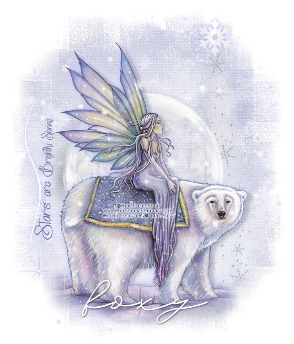 *guest* Ct Tag For Foxy's Designz - Mystischer Weihnachtskarten-feenhafter Reiteisbär Karte (700x700), Png Download