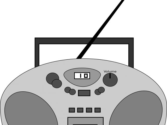 Radio Clipart (640x480), Png Download