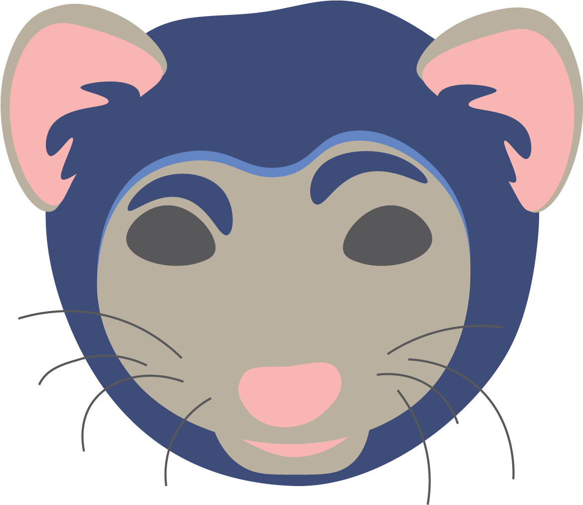 Ferretface Studios - Ferret - Logo (1168x1018), Png Download