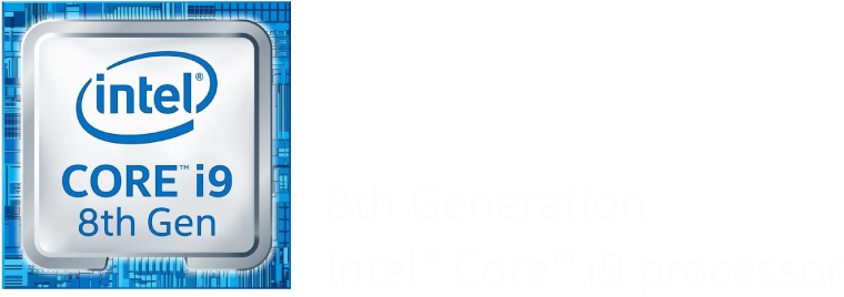 2018 Asus Inc - Intel I7 Gen 8 (800x300), Png Download
