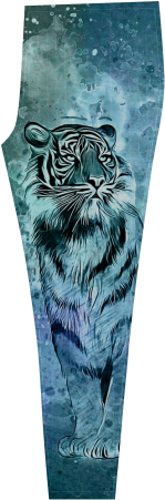 Watercolor Tiger Cassandra Women's Leggings - Coque Pour Sony Xperia E5 - Aquarelle Tigre - Ancello (500x500), Png Download
