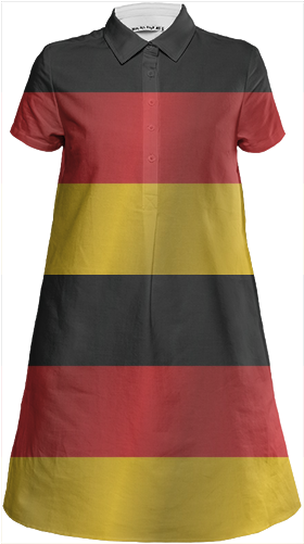 Flag Of Germany $98 - Day Dress (400x521), Png Download