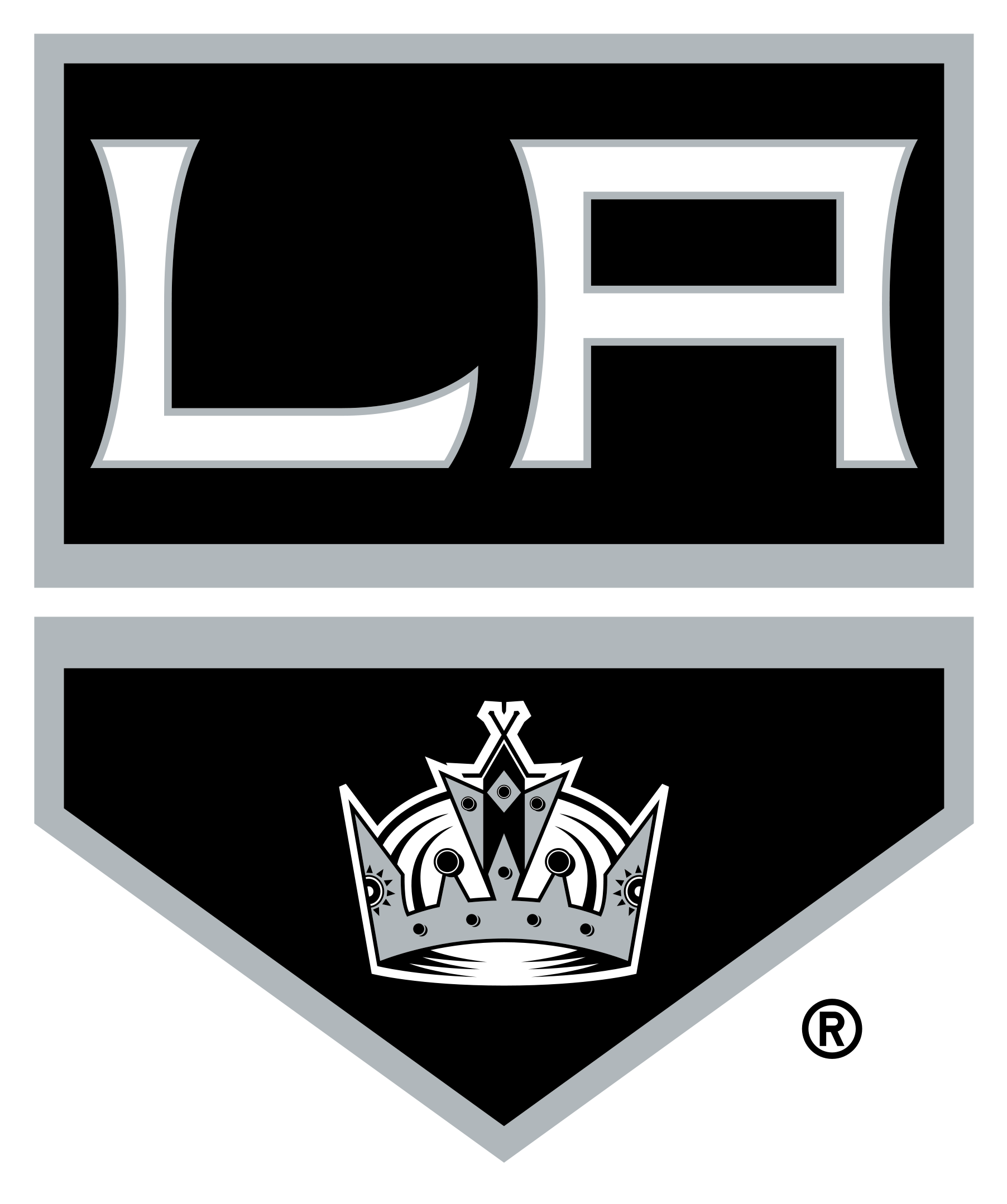 Los Angeles Kings Png Clipart Los Angeles Kings National - Los Angeles Kings Logos (900x1078), Png Download
