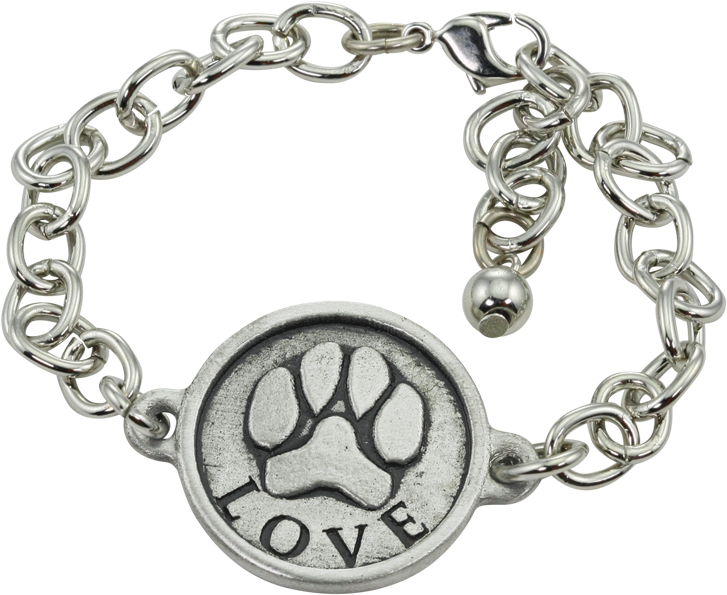 Paw Print Bracelet - Bracelet (1010x808), Png Download