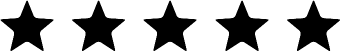 Marlbank Review - 5 Black Star Review (937x315), Png Download