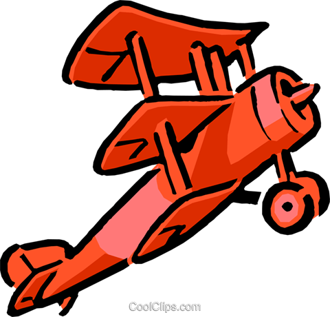 Cartoon Tri-plane Royalty Free Vector Clip Art Illustration (480x460), Png Download