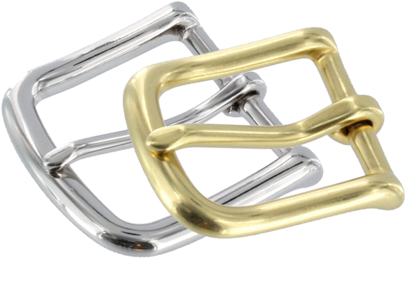 Metalized Buckles - 1035 1" Natural Brass, Heel Bar Buckle, Solid Brass-ll (640x480), Png Download