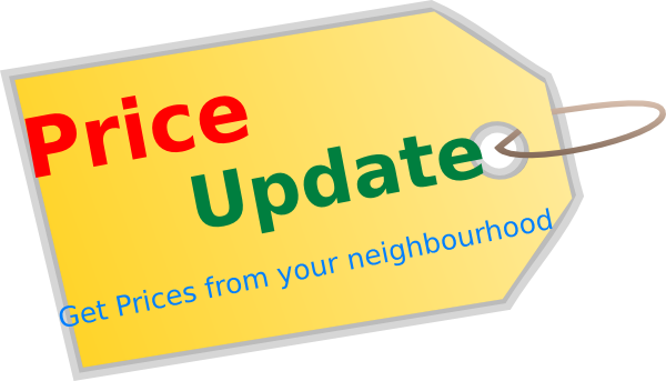 Price Update Clip Art - Price Tag Clip Art (600x343), Png Download