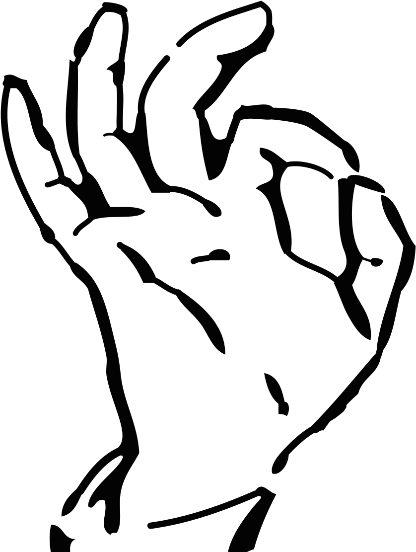 Okay - Perfect Clipart (1000x1120), Png Download