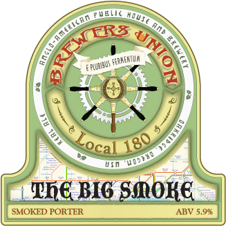 The Big Smoke - Wall Clock (343x379), Png Download