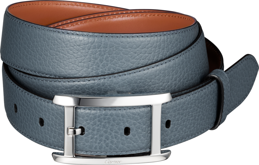 Tank Américaine Beltblue Denim Colored Cowhide, Palladium - Cartier Tank Américaine (1024x655), Png Download