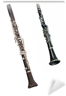 Cafepress The Image Of A Clarinet Isolated Under The (400x400), Png Download
