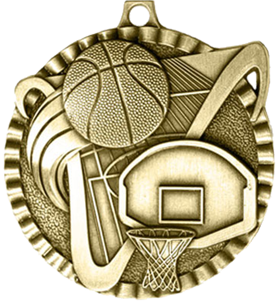 Trophies & Awards - Gold Medal For Basketball (902x984), Png Download