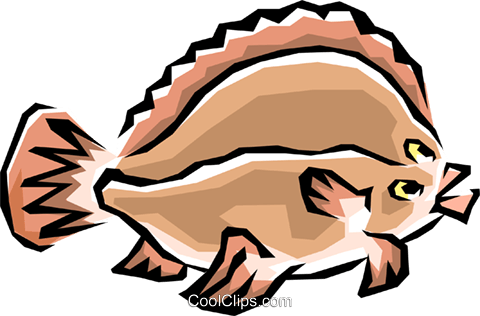 Flounder Fish Royalty Free Vector Clip Art Illustration - Joe Pesci (480x316), Png Download