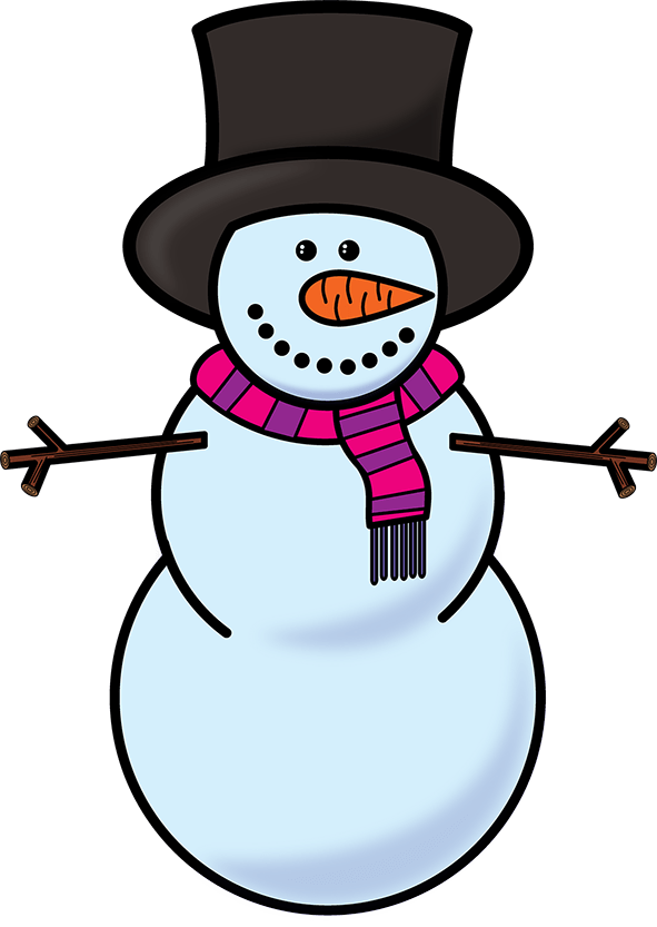 Download This Snowman For Free - Clip Art (591x833), Png Download
