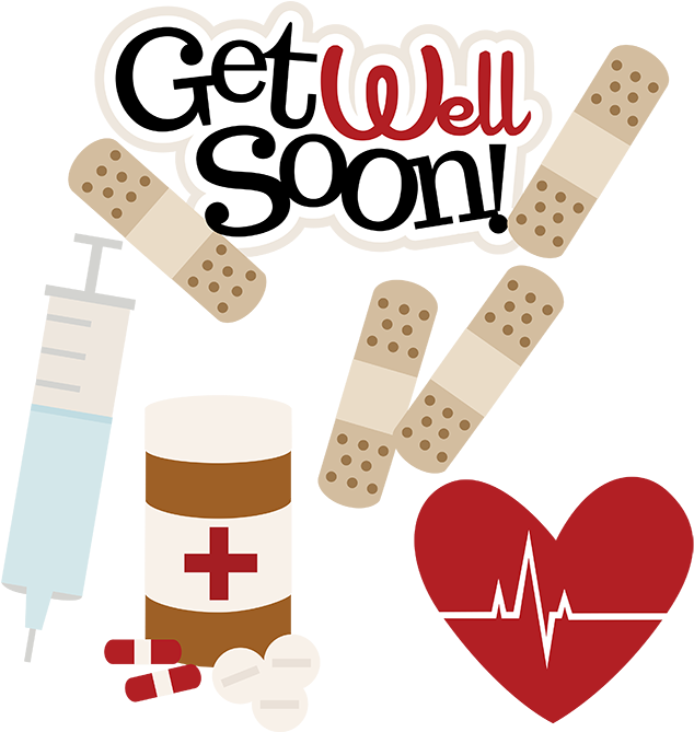 Get Well Soon Svg Doctor Svg Files Nurse Svg Files - Get Well Soon Bandaid (648x668), Png Download