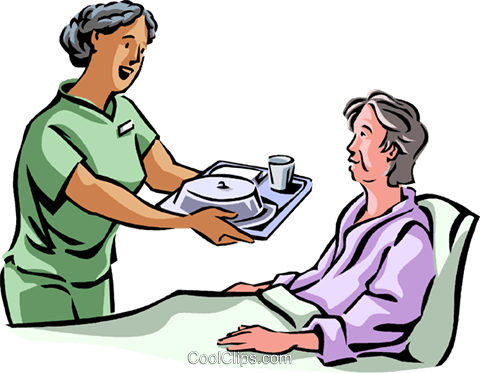 Nurses With Patients Royalty Free Vector Clip Art Illustration - Krankenschwester Mit Patient Clipart (480x373), Png Download