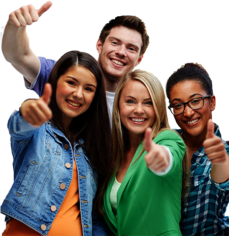 Life Usa Orlando Students - Happy Student Png (450x481), Png Download
