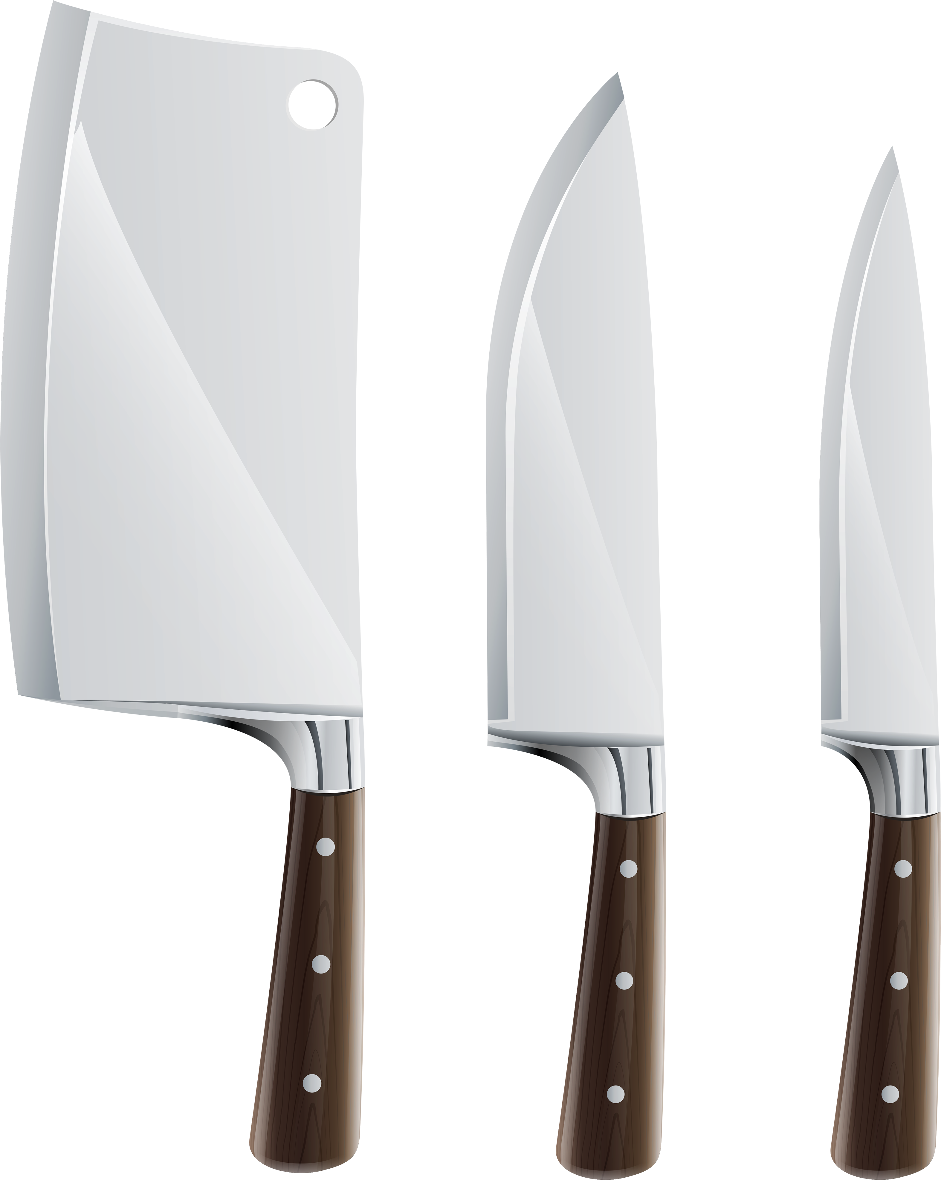 Kitchen Knife Set Png - Kitchen Knives Clipart (3284x4000), Png Download