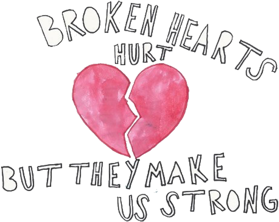 Clip Posts Likes Archive - Heartbreak Tumblr Transparent (1000x768), Png Download