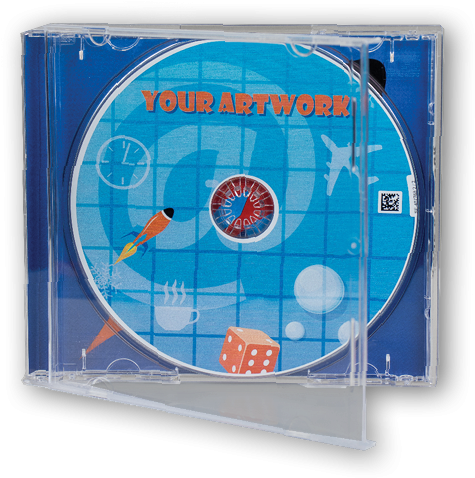 Clear Jewel Case - Circle (500x500), Png Download