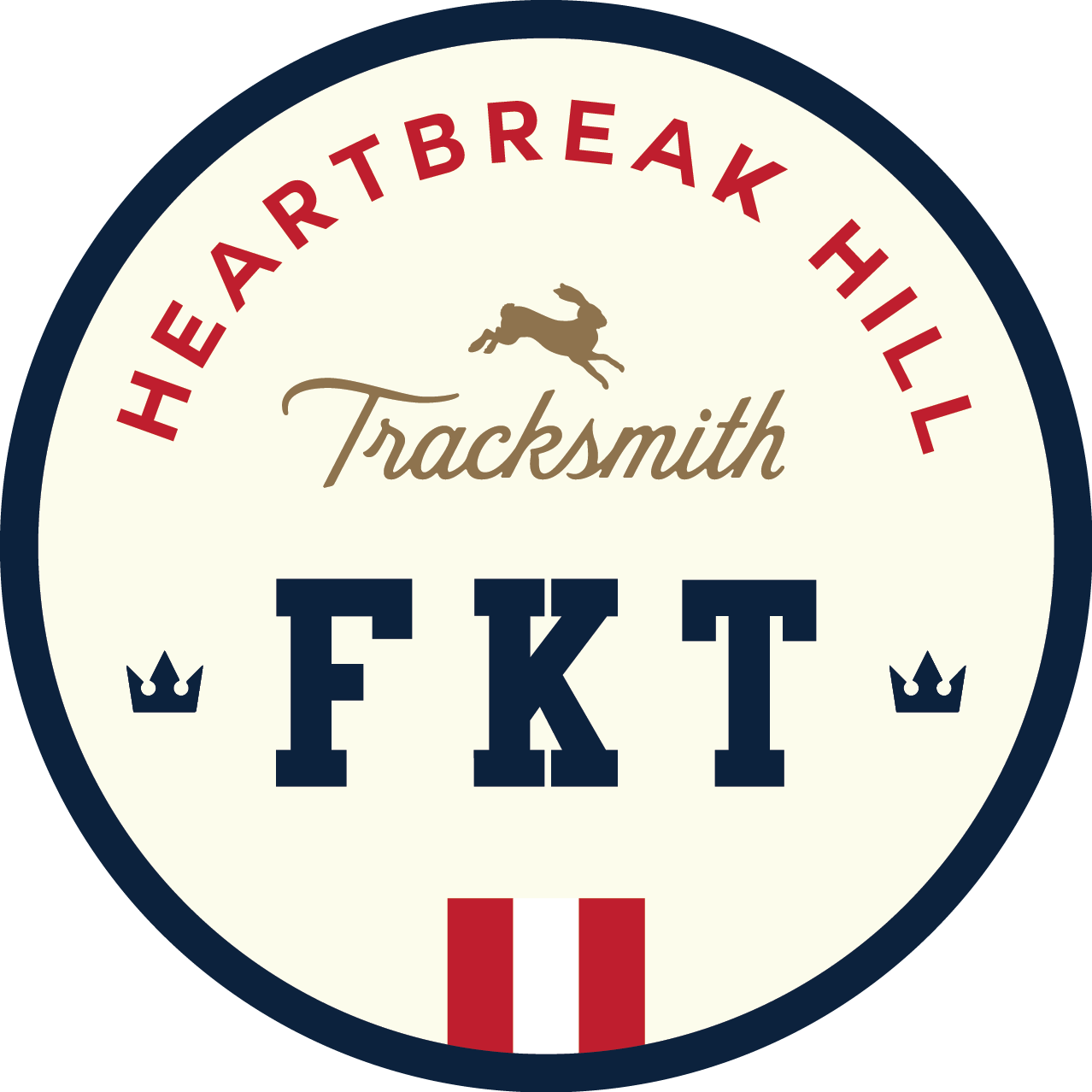 Tracksmith Heartbreak Hill Fkt Logo - Tracksmith Logo (1278x1278), Png Download