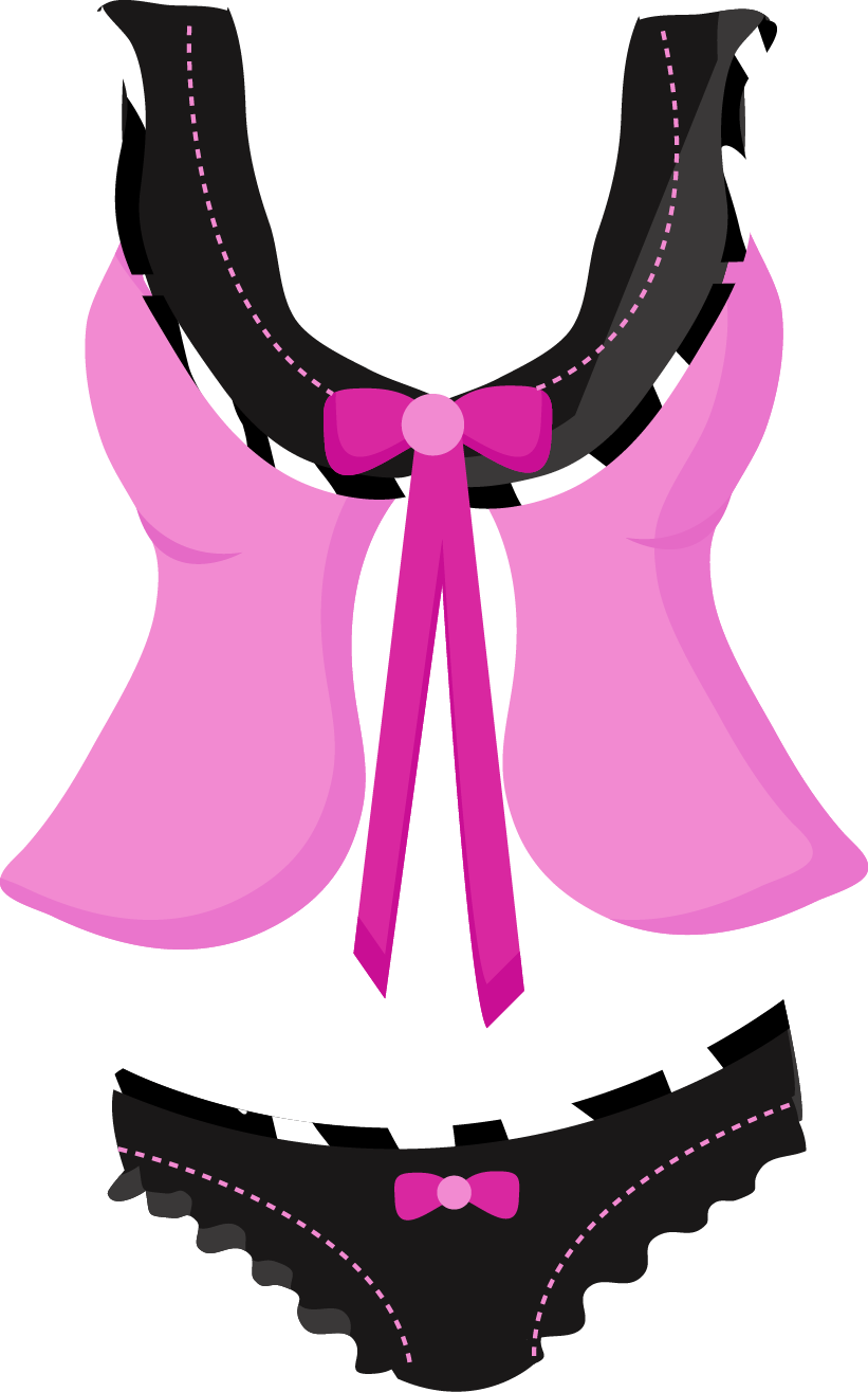 Lingerie Vector Lace Bra Png Transparent - Despedida De Soltera Png (372x600), Png Download