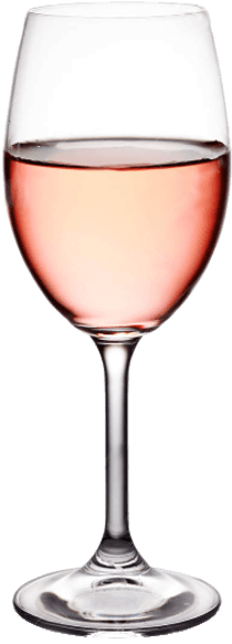 Rose Wine Glass Png (371x650), Png Download