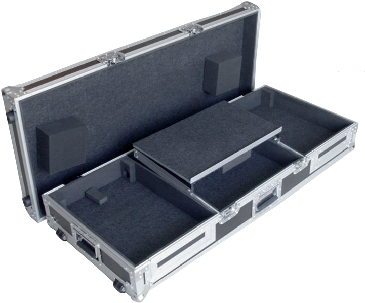 Cd Case For 2 Cdj Pioneer And Laptop Plate - Cdj Flight Case (720x629), Png Download