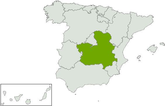 Castilla-la Mancha - Castilla Y León (578x374), Png Download