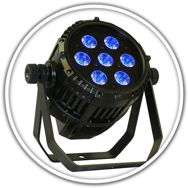 We Can Provide Dj Lighting For Dancing, Elegant Uplighting - Blizzard Toughpar Fab 5 Ip Rgbaw Led Wash Light (690x690), Png Download