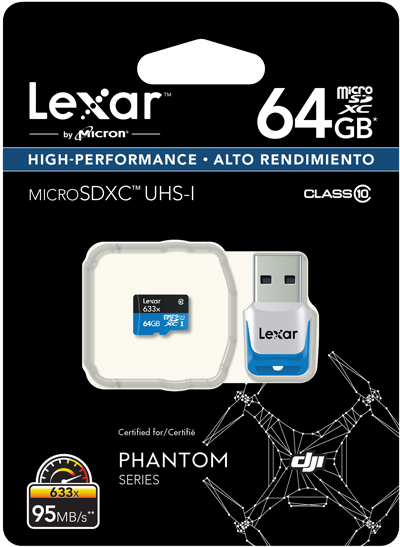 Lexar 64g Micro Sd Card - Lexar 16gb 633x Uhs-i U1 Microsdhc Class 10 Card Including (660x660), Png Download
