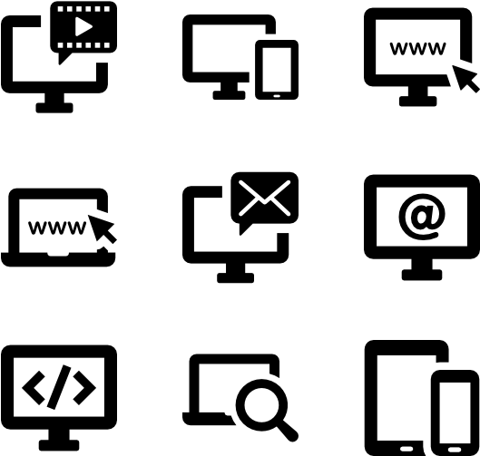 Technology Icon Set - Computer Hardware Icons Png (600x564), Png Download