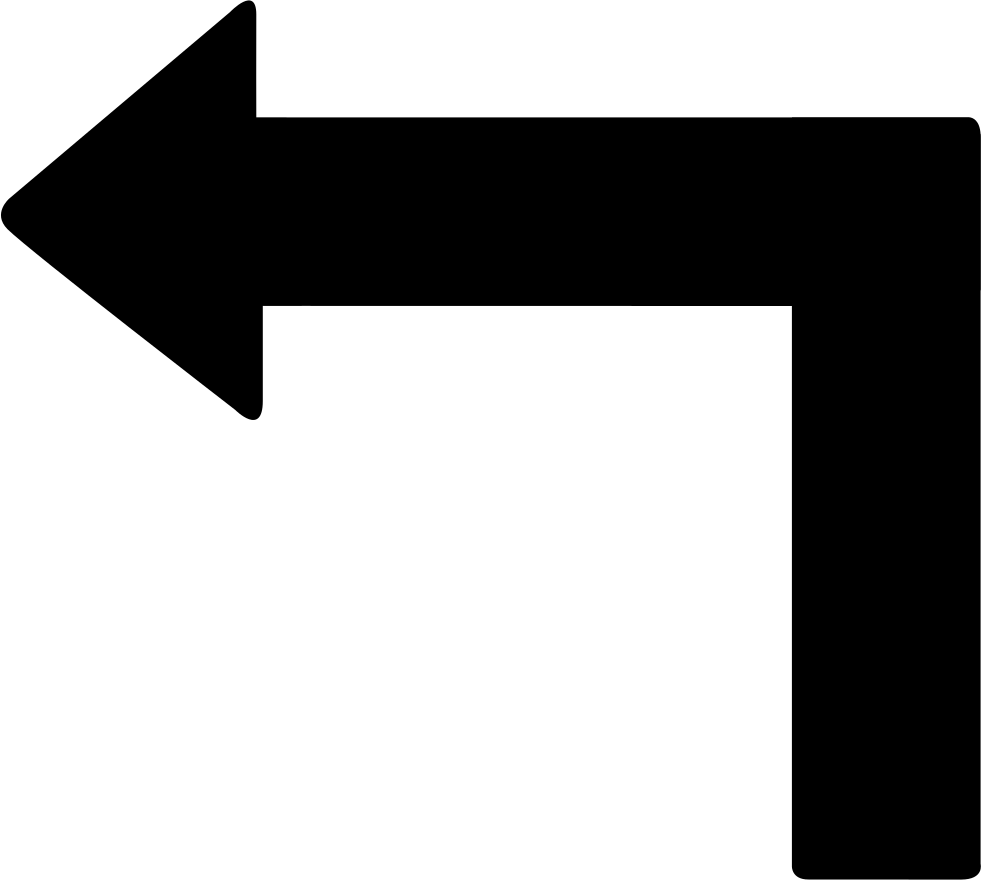 Turn Left Arrow - Turn Left Arrow Png (981x880), Png Download