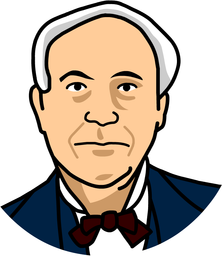 Thomas Edison - Thomas Alva Edison Clipart (880x880), Png Download