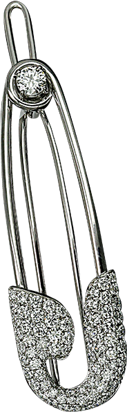 Safety Pin Hair Pin - Handbag (700x700), Png Download