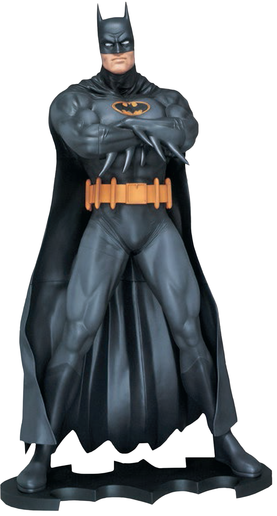 Blue Suit Batman Life Size Statue Collectable Figures - Batman (939x1748), Png Download