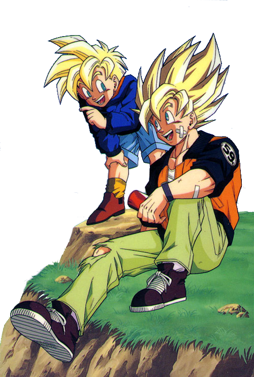 Image - Dragon Ball Z Vintage Art (500x741), Png Download