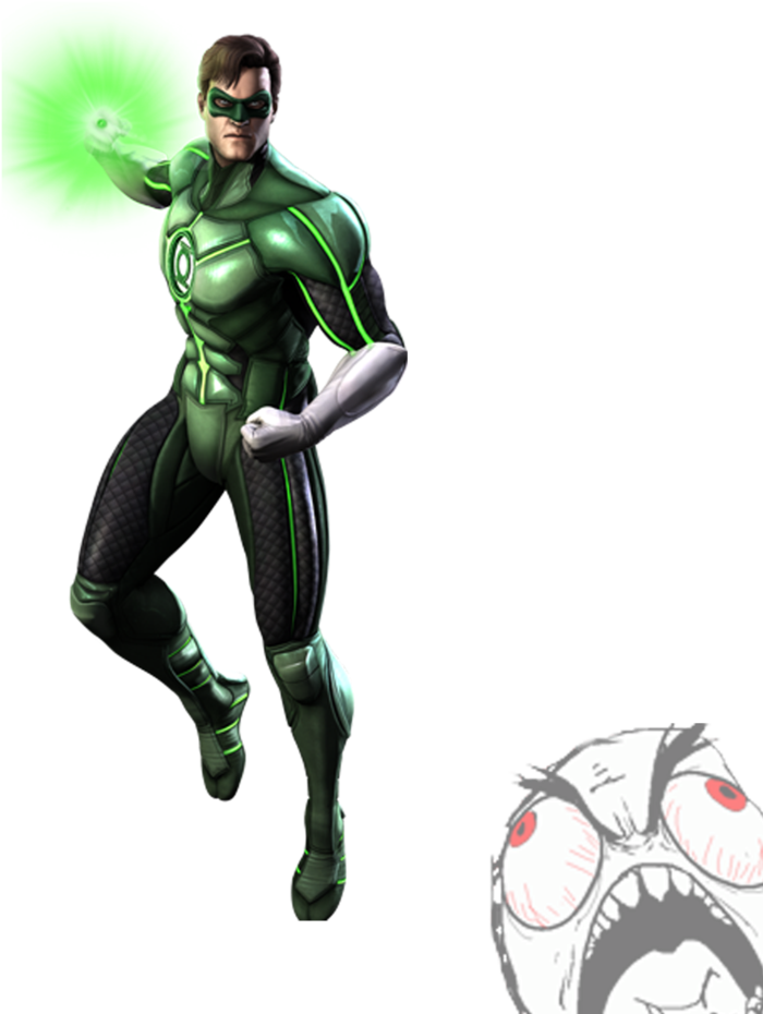 The Green Lantern Png Picture - Green Lantern Injustice Png (894x894), Png Download