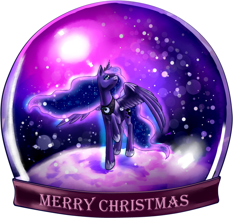 Princessdoragon, Princess Luna, Raised Hoof, Safe, - Snow (1024x1024), Png Download