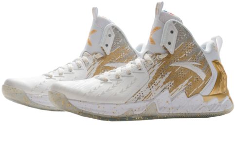 Klay Thompson Shoes Gold (565x372), Png Download