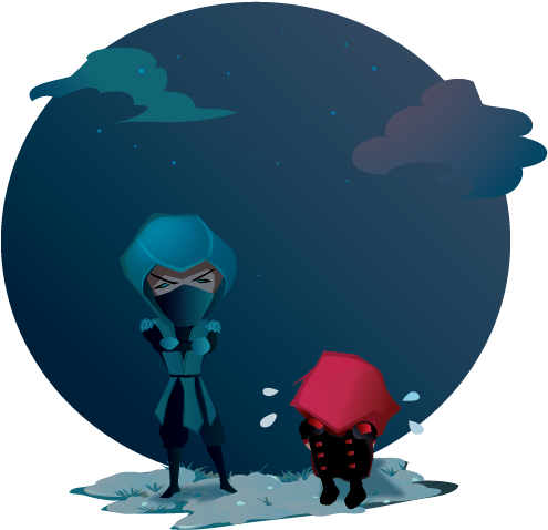 Behold, The Sequel To My Subzero/red Hood Comics - Illustration (494x526), Png Download