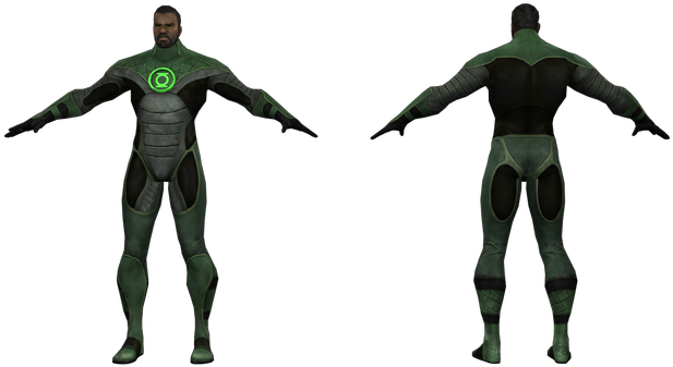 Download Zip Archive - Injustice Gods Among Us Green Lantern Regime (750x650), Png Download