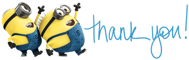 Thank You Minions - Thank You With Animation (400x400), Png Download