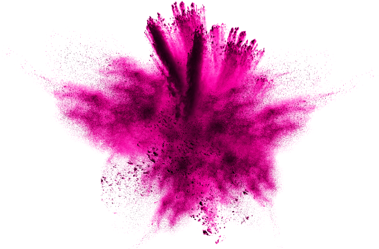 Beautycromia Immagine Azienda - Blue Powder Splash Png (670x370), Png Download