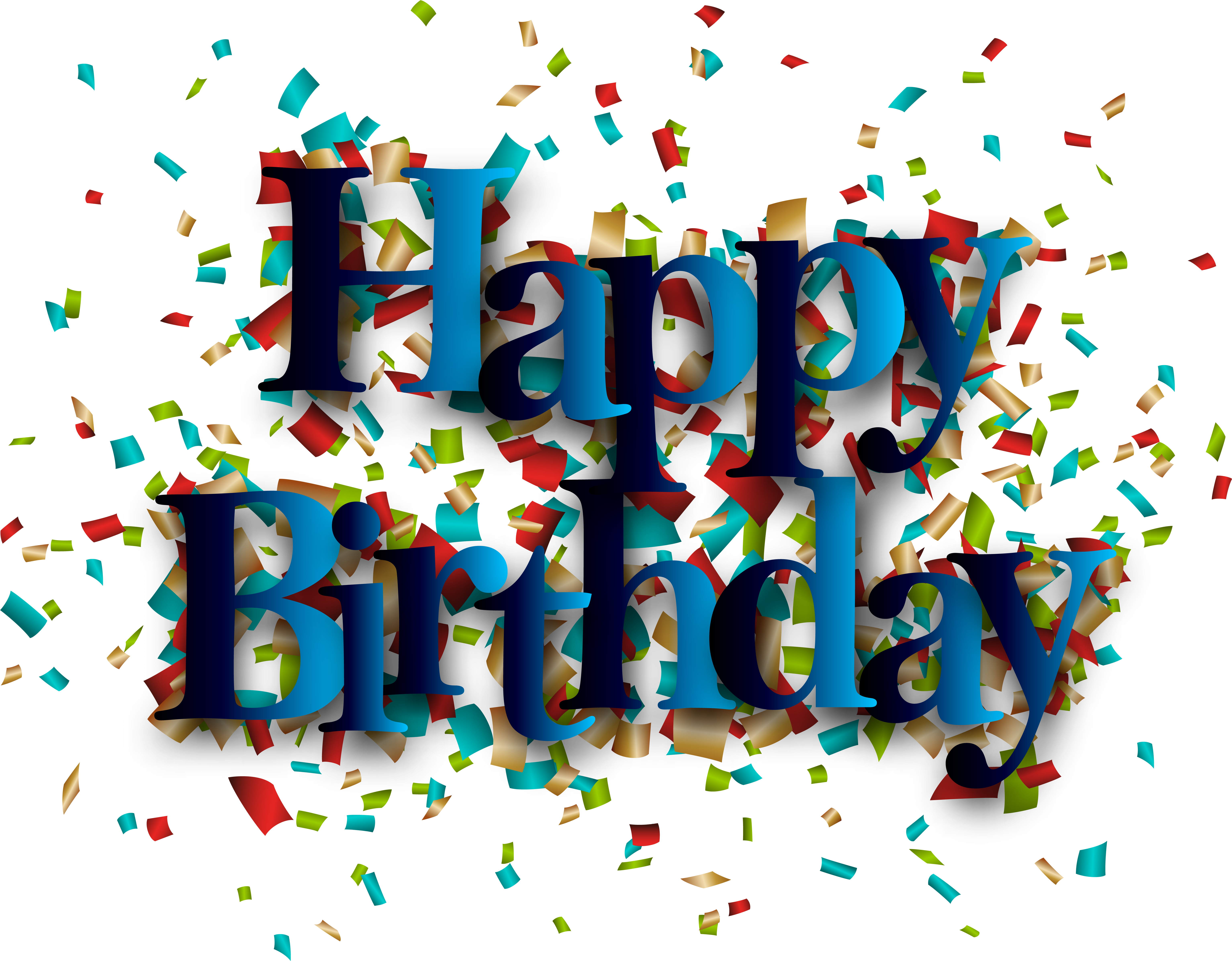 Happy Birthday Clip Art - Happy Birthday Png Hd (6258x4883), Png Download